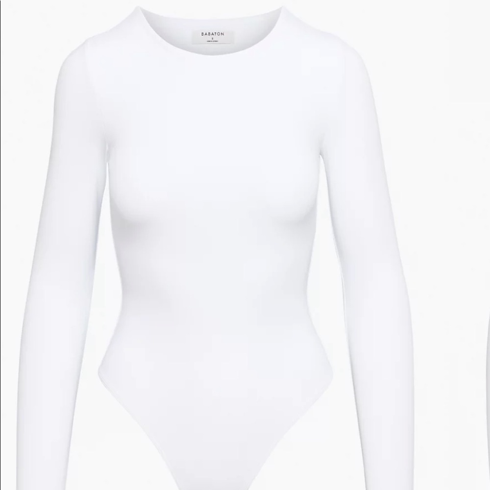 Aritzia-Bavarian Contour Crew Longsleeve Bodysuit